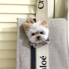 Personalized 3D Wool Felt Pet Portrait – Bag Charm Custom